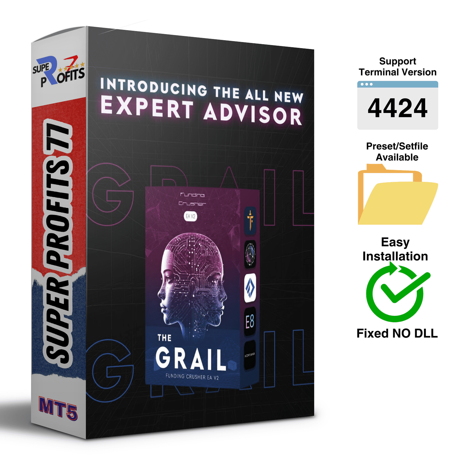 The Grail Funding Crusher V2 EA MT5 NO DLL