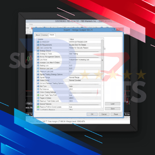 Hedge Scalper v25.3.3 EA MT4 WITH DLL