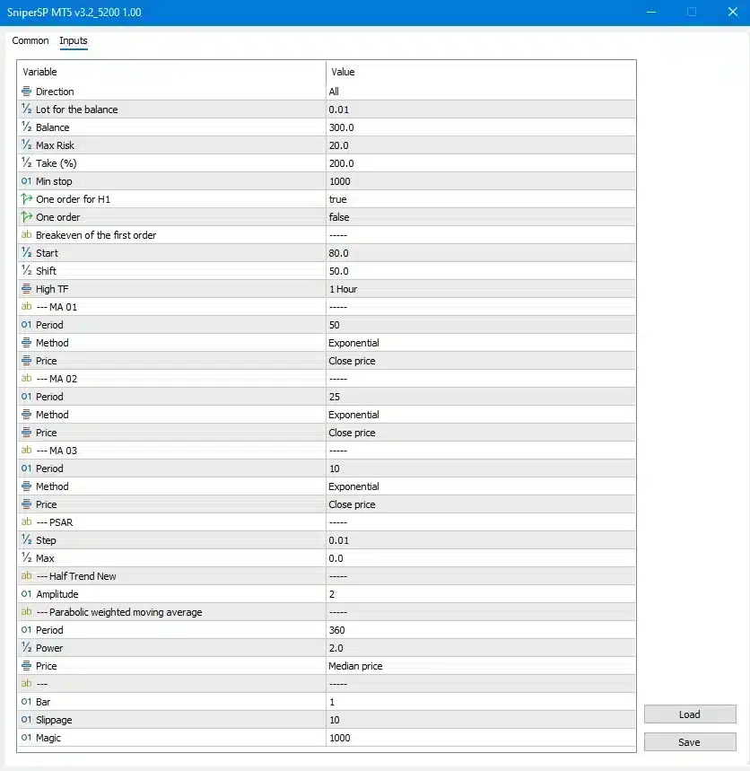 SniperSP EA MT5 v3.2 - Image 2
